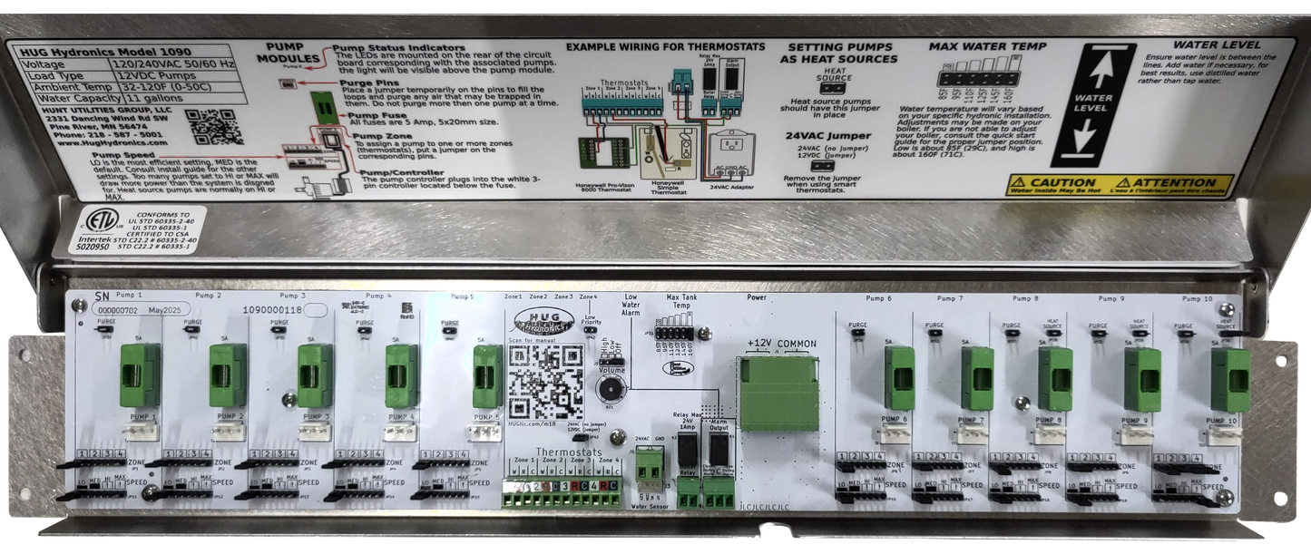 Replacement Hydronics Control Board