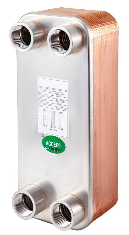 a 30 plate heat exchanger for use with alternative heat sourc es in -floor heating applications with the HUG Hydronics radiant in-floor heating system. Easy as HUG Hydronics