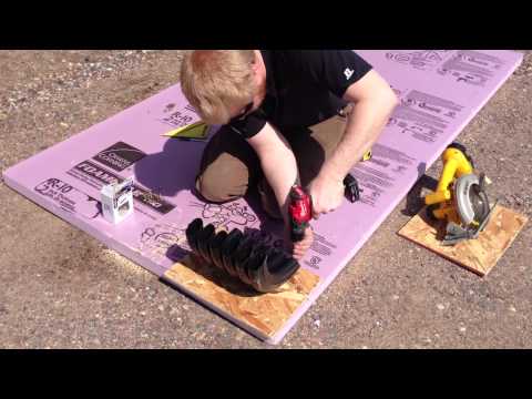 how to unstall the ez route pex pipe organizer for in-floor heating. Easy as HUG Hydronics