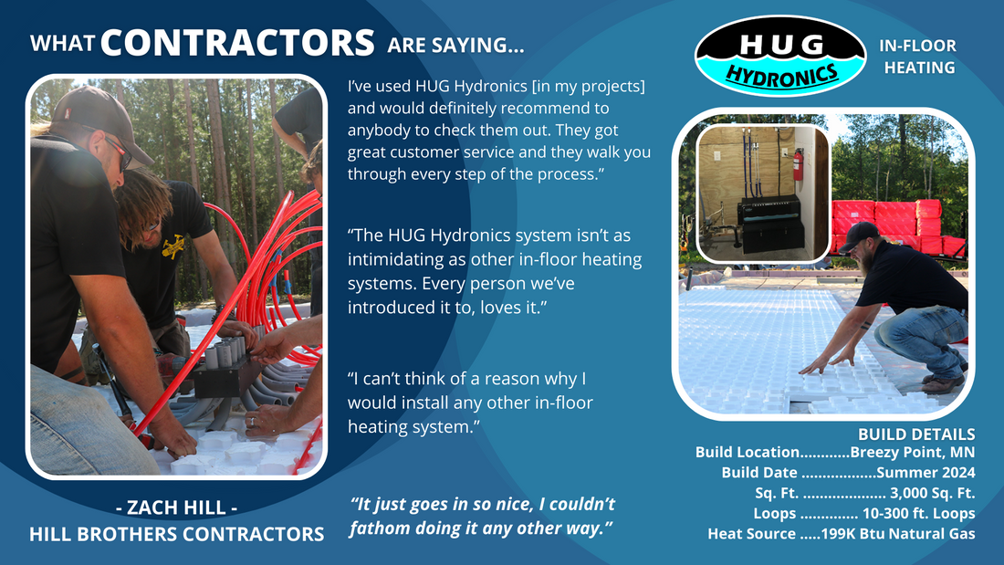 HUG Hydronics® | DIY In-Floor Heating System — 1-Hour Install