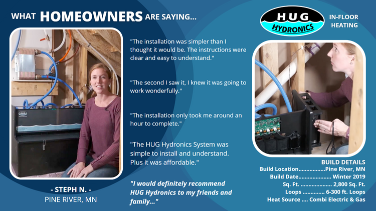 HUG Hydronics® | DIY In-Floor Heating System — 1-Hour Install