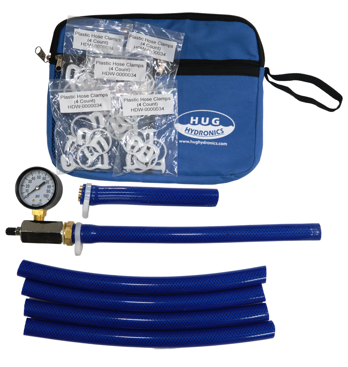 Pressure Test Kit for PEX Radiant Heating Loops
