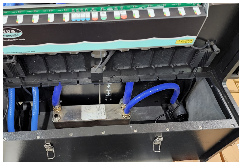 HUG Hydronics pro line tank includes pump 10 and the heat exchanger inside of the tank