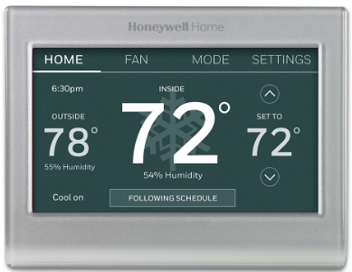 Wifi Smart Thermostat | Color Touchscreen Control display picture 1
