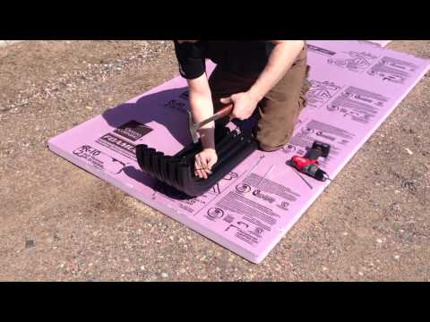 video how to install an ez route pex pipe organizer for your radiant in-floor heating system. easy as HUG Hydronics